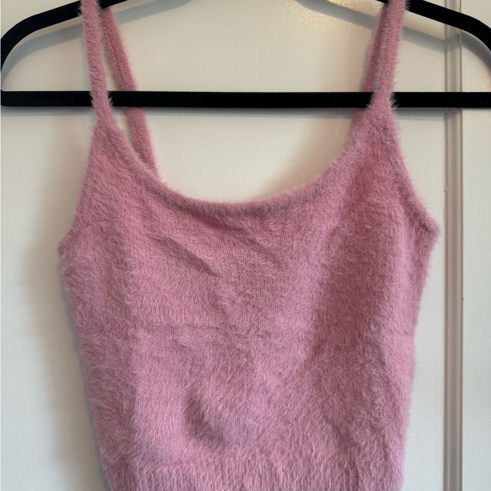 Kendall & Kylie Pink Sleeveless Fitted Camisole
